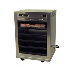 Carter-Hoffmann DF1818-4 Half Height Pass Thru Pizza Holding Cabinet w/ 4 Pizza Box Capacity, 120v, 4 Shelves, Stainless Steel
