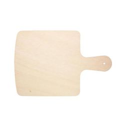 VerTerra CB-SQ-5X5 5" Square Disposable Serving Board, Balsa Wood, Disposable Balsa Wood, 5" x 5", Beige