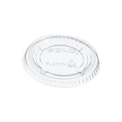 Dart PL200N Solo Lid for SoufflÃ©s Medium Portion Containers - Plastic, Clear