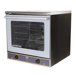 Equipex FC-60/1 Half-Size Countertop Convection Oven, 120v, Thermostatic Controls, 120 V, Stainless Steel