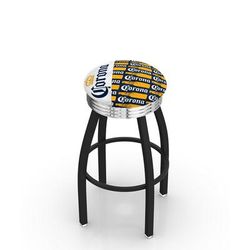 L8B3C Corona (YwBtlPtrn) Swivel Counter Stool - Holland Bar Stool L8B3C25Crna-YwBtlPtrn