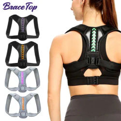 BraceTop-Corset Médical Réglable pour la Posture du Dos Soutien Lombaire Ceinture Redresseur