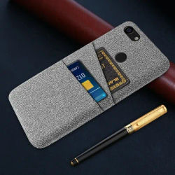 Coque de téléphone double cartes pour Google Pixel 3 XL étui de luxe en tissu 3 XL