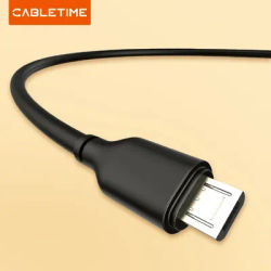 CABLETIME – câble de recharge Micro USB 2 4 a pour téléphone portable cordon de chargeur pour