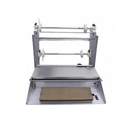 Omcan 14430 Two Roll Tabletop Wrapping Machine - 18" Max Film Width, 110v, Stainless Steel