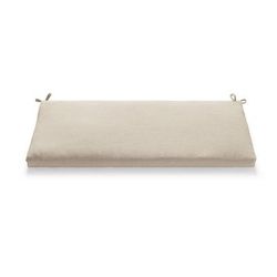 45" X 18" Sunbrella Bench Cushion - Knife-Edge, Knife-Edge/Pumice - Grandin Road