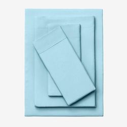 BH Studio Solid Microfiber Sheet Set by BH Studio in Light Aqua (Size TWINXL)
