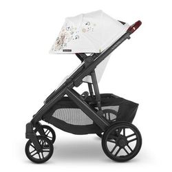UPPAbaby VISTA V2 Single-to-Double Stroller + PiggyBack Ride-Along Bundle - Jade Rabbit