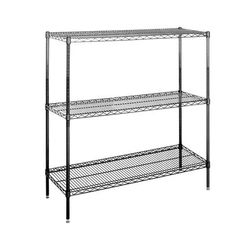 Norlake SSG68-3 72" x 120" Shelving Kit for Walk-In Coolers/Freezers - 3 Levels, Epoxy Coated , Green