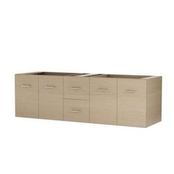 Randolph Morris Mia 72 Inch Oak Vanity -Base Only - Light Oak RMV50-72LO-RNT