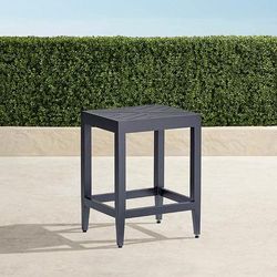Westport Counter Stool in Jet Black Aluminum - Frontgate