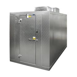 Norlake KLB7446-C Indoor Walk-In Cooler w/ Left Hinge Door - Top Mount Compressor, 4' x 6' x 7' 4"H, Floorless