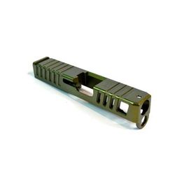 Gun Cuts Juggernaut Slide for Glock 26 Optic Cut Leprechaun Gold GC-G26-JUG-LGO-RMR