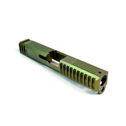 Gun Cuts Bulldog Slide for Glock 19 Optic Cut Leprechaun Gold GC-G19-BUL-LGO-RMR