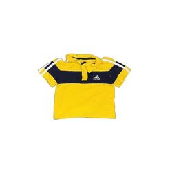 Adidas Short Sleeve Polo Shirt: Yellow Tops - Size 12 Month