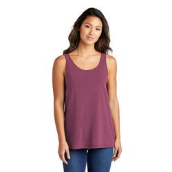 Port & Company LPC099TT Women's Beach Wash Garment-Dyed Tank Top in Vintage Raspberry size XL | Cotton