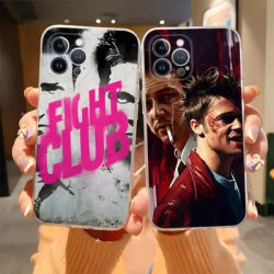 Coque transparente film Club de combat pour Iphone compatible modèles 6 6s 7 8 Plus 11 12 13