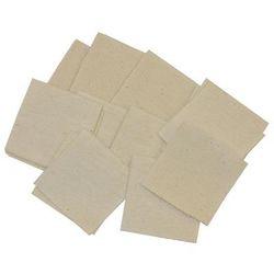 Brownells Really Heavy Duty Patches - Square Fits 2" .40-.50 Cal. 100 Pak