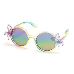 Skechers Girl's Round Unicorn Sunglasses | Plastic