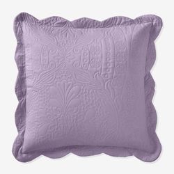 Lily Pinsonic Damask Euro Sham by BrylaneHome in Lilac