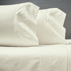 Set of 2 Channel Stitch Sateen Pillowcases - Dune, Standard - Frontgate Resort Collection™