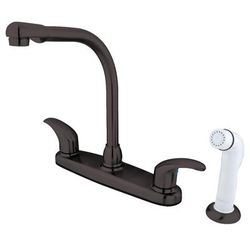 Kingston Brass KB715LL Legacy 8-Inch Centerset Kitchen Faucet, Oil Rubbed Bronze - Kingston Brass KB715LL