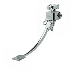 Zurn Industries Z85100-XL-WM Wall Mount Self-Closing Single Foot Pedal Valve - 1/2" NPT Female Inlet & Outlet, Chrome