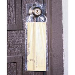 LK Packaging D915 Doorknob Bag - 15" x 9 1/2", Polypropylene, Clear