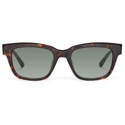 TOMS Sunglasses Holland Dark Tortoise Frame And Green Grey Lens Sunglass