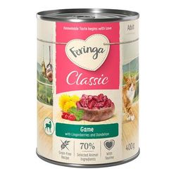 24x400g Game Classic Meat Menu Feringa Wet Cat Food