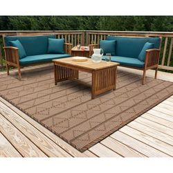 Liora Manne Monterey Delicate Diamond Indoor/Outdoor Rug