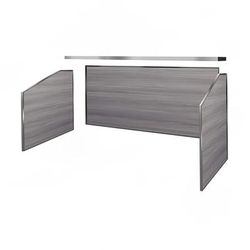 Eastern Tabletop Z944GGS 4 Piece Panel Set for Indoor/Outdoor, Gray Laminate