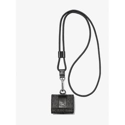 Michael Kors Hudson Logo Lanyard Case for Apple AirPods Pro® Black One Size