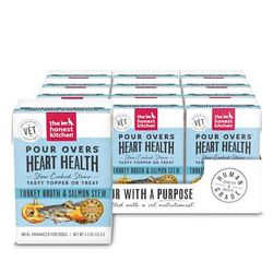 Heart Health Pour Over with Turkey Broth & Salmon Stew Wet Dog Food, 5.5 oz.