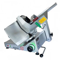 Bizerba USA GSPHI90-GCB Manual Gravity Feed Meat & Cheese Commercial Slicer w/ 13" Blade, Safety Illuminated Dial, Aluminum, 1/2 hp, 120 V