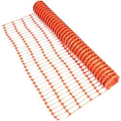Swanew - Barrière de signalisation 50m, Orange Clôture de chantier, h. 1m, Balisage de chantier
