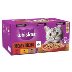 24x400g Meaty Menu in Jelly Whiskas 1+ Wet Cat Food