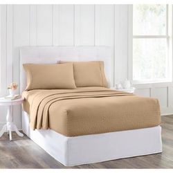 Bed Tite™ COOLMAX® Sheet Set by BrylaneHome in Tan (Size FULL)
