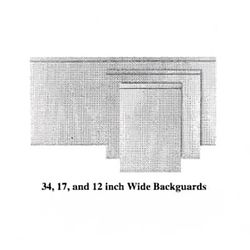 Garland M48DDBG Master Series Backguard/ Flue Riser, 34 1/2" X 48"W, Stainless Steel