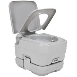 Plastic Portable Toilet 2.6 Gallon Camping RV Potty for Travel