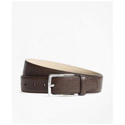 Brooks Brothers Men's 1818 Textured Leather Belt | Brown | Size 42