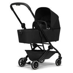 Joolz Aer+ Lightweight Compact Stroller + Bassinet Bundle - Refined Black