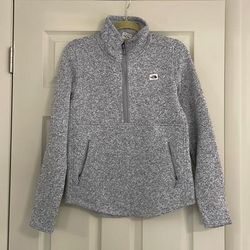 The North Face Tops | Gray North Face Half Zip | Color: Gray | Size: S