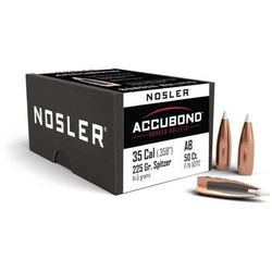 Nosler AccuBond Rifle Bullet .35 Caliber 225gr 50ct 50712