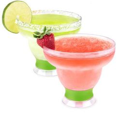 Margarita Freeze Cooling Cups In Green (Set Of 2) By by HOST in Green