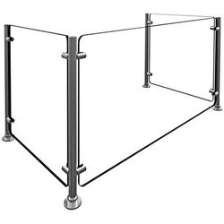 Hatco EP5-36 Full Service Mounted Food Shield - 36" x 18" x 25", Glass/Stainless Steel, Clear, 0.25 in
