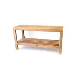 ARB Teak Fiji 36 Inch Teak Shower Bench with Shelf BEN605