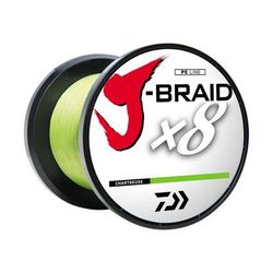 Daiwa J-Braid 8X Braided Line w/Bulk Spool 3000yds 20lb Chartreuse JB8U20-3000CH