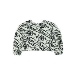 Splendid Fleece Jacket: Black Zebra Print Jackets & Outerwear - Kids Girl's Size 14