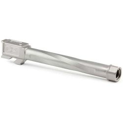 Zaffiri Precision Glock 34 Gen 1-4 Threaded Pistol Barrel 9mm Caliber 1/2x28 Threads Per Inch 416R Stainless Steel Stainless Steel ZP.34BTSS